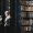 book lot on black wooden shelf